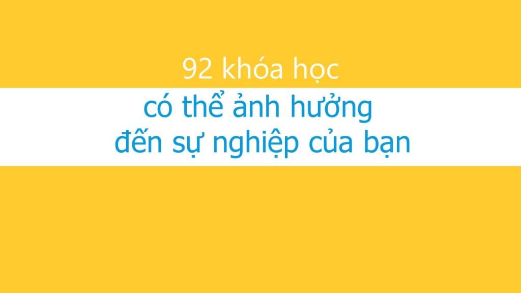 92 khóa học